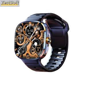 M99 4G 5G Cellular Version Smartwatch 2.4inch Amoled Larger Screen Android 10 Smart Watch With Rotary Camera Sim Card Slot WIFI