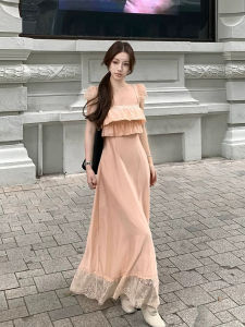 CHOUXIE | High Attractiveness French Chic Beach Wear Slim Fitting Dress