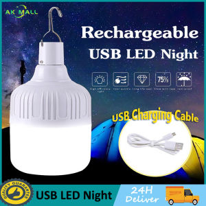 Rechargeable waterproof mobile Light LED Lamp USB Bulb 30W 60W 90W outdoor camping Emergency Lights