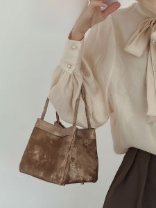 jpj | New Chinese Style JPJClassic2025 Womens Single Shoulder Crossbody Wing Bag Versatile Bucket Underarm Bag Fashionable Daily Match