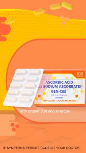 GEN-CEE Vitamin C Ascorbic Acid Sodium Ascorbate