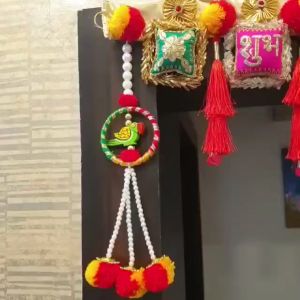 Door Toran for Home | Handmade Door Hanging/Home Decor | Bandarwal/Toran for Door | Traditional Bandarwal | Shubh Labh