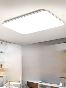 Modern Minimalist LED Ceiling Light Super Thin Rectangle Living Room Main Bedroom Hall Lamp Home Decorative Lighting Source