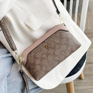 2024 Retro Clutch Bag Ladies Small Bag Fashion Shoulder Messenger Bag New Style Trendy Wallet Long Mobile Phone Bag