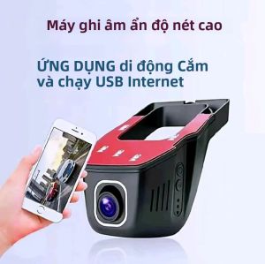 Camera Hành Trình Ô Tô 4K USB Ứng Dụng WIFI Ghi Hình Bí Mật Camera Hành Trình Với Tầm Nhìn Ban Đêm HD Kết Nối Internet Di Động Giám Sát Đỗ Xe Quay Video Vòng Lặp