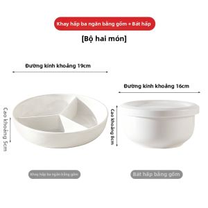 HANXIAO | Nồi Hấp Sứ Đa Tầng