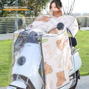 XUANDOYAN | All Seasons Waterproof Electric Scooter Raincoat Large Clear Head Panel