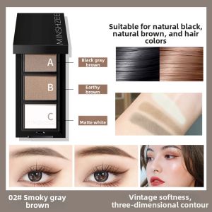 TIANKE | Velvet Finish Brow Powder Gray Brown
