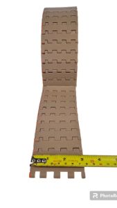 Har5935 76mm Belt Conveyor flat top modular belt สายพานลำเรียงแบบตรงใช้ในโรงงานอุตสาหกรรมอาหาร น้ำดื่ม