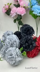 Dekorasi Pelaminan Murah dengan Bunga Anyelir & Bunga Mawar Jepang