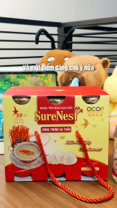 Lốc 6 chai nước yến sào SureNest Đông Trùng Hạ Thảo 185ml/chai - Bổ sung chất dinh dưỡng tốt cho sức khỏe