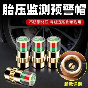 Universal Car Tire Pressure Monitoring Valve Caps Wheel Air Pressure Detector Easy to Install No Brand Registered Trademark
