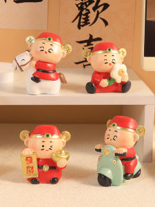 Trang Trí Bàn Làm Việc Nhỏ Bùa May Mắn Ổn Định Tinh Thần Chú Vị Thần Tài Lợi Ích Cho Phụ Nữ Ô Tô Văn Phòng Quà Tặng Năm Mới