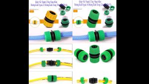 Khớp Nối Nhanh 2 Ống Nước Nhựa MềmỐng Nước Tưới Cây