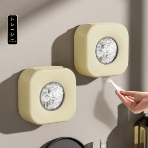 Hộp đựng màng bọc phực phẩm treo tường hộp đựng túi lọc rác bồn rửa bát