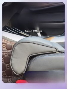 Inflatable Leg Rest Extension Car Seat Cushion Driver Side Large Thigh Support Pad PVC Material Four Seasons Universal Seat Cover