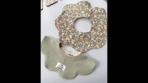 Baby Bib Cotton Six-Layer Gauze Bib 360 Degree Rotation Newborn Bib Breathable Waterproof Bib