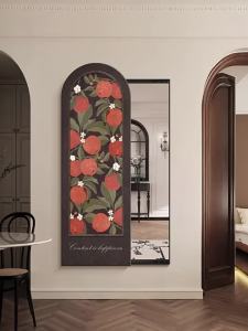Wall Mirror full length wall mirror full length mirror with storage dressing mirror with stand dressing mirror Ping An Xile invisible push-pull full-length mirror 镜子全身