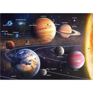 Jigsaw Puzzles for Adults 500/1000/1200/2000PCS Solar System Space Paper Puzzles for Gameroom Home Decor Birthday Party Gift