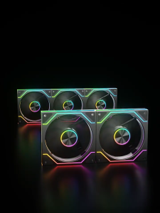 Hifrost Gen9 Pro Black / White 5V ARGB 3Pin PWM 4Pin 12CM Casing Fan