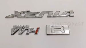 Emblem Xenia New Type \"R\" Full Chrome Harga Sudah 3 PCS