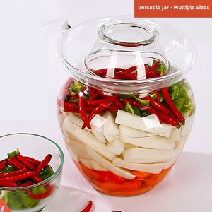 FEIZHUXIANSEN | Sealable Glass Pickle Jar For Fermenting
