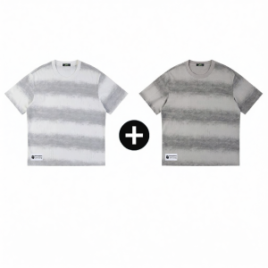 FINGERCROXX | Gradient Color Casual Short-Sleeve T-Shirt