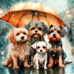 Bộ Tranh Kim Cương 5D Huacan Tranh Khảm Hình Chó Dachshund Thêu Đầy Đủ Bộ Quà Tặng Tranh Nghệ Thuật Trang Trí Nhà Cửa Kim Cương Nhựa Tròn & Vuông
