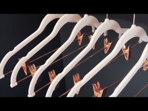 1/10/20/50pieces Premium Velvet Hanger Clip Flocking Non Slip Multipurpose Super Quality Rose Gold Silver Pleated Broad Hanger Anti Rust Economy Penyangkut Baju Ready Stock Malaysia Seller