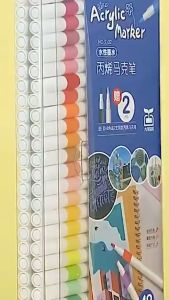 Bộ Bút Màu Dạ Acrylic Marker 24/48 Màu Vẽ Trên Mọi Chất Liệu Bộ 48 Bút Tô Màu Marker Màu Sắc Tươi Sáng Nghệ Thuật Cho Trẻ