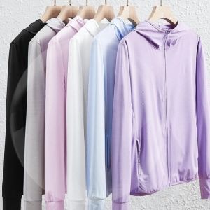 🔥品质 精选🔥（新款推荐）冰丝防晒衣女防紫外线2022新款夏季百搭防晒服弹力透气情侣外套男冰丝防晒衣女防紫外线2022新款夏季百搭防晒服弹力透气情侣外套男