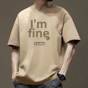 JIANMUJI | Pure Cotton Trendy Casual T-Shirt