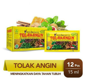 Tolak Angin Cair Dewasa 1Box Isi 12 Saset Jamu Herbal Sido Muncul Pilihan Orang Pintar
