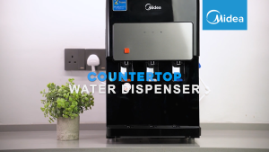 Midea Water Dispenser Tabletop Hot Normal Cold Desktop Water Purifier Midea 1631 / 2568 - 4 Stages Antibacterial Filter Halal Certified