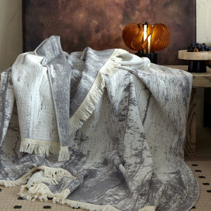 Tassel Lightweight Towel Blanket for Summer