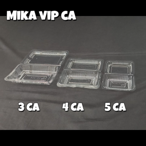 Mika Kue Plastik VIP Ukuran VX-3 CA Isi 100 Pcs / Mika Bolu / Mika Tebal
