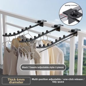 Window Balcony Clothes Drying Hook Rack