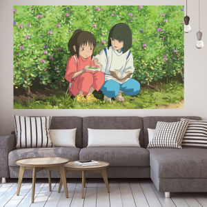 Kikis Delivery Service Anime Sticker Self Adhesive Wall Decal for Bedroom Dormitory Decor Moisture Proof PVC Cartoon Poster