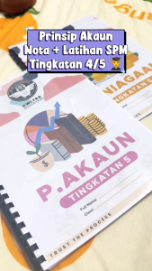 Nota Akaun SPM Tingkatan 4-5 Nota A+ (Bab Penuh) Grafik Berwarna-warni Terbaik dari Owltra Edu
