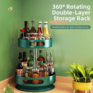 ZHENTAIYUAN | Rotating Spice Storage Rack