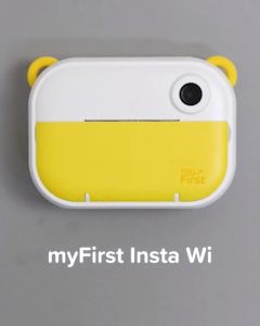 myFirst Camera Insta Wi 12MP Instant Print Camera With Cradle With Apps - Thermal Printing Label Printing Instant Camera