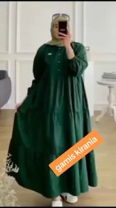 Gamis Muslim Wanita: Pilihan Gamis Kancing Jumbo & Desain Modern