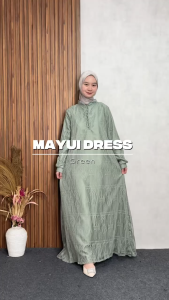 TERBARU COD MAYYUMI DRESS !! BAHAN SATIN BRUKAT GAMIS PESTA KONDANGAN LAMARAN WANITA BUSUI FRIENDLY