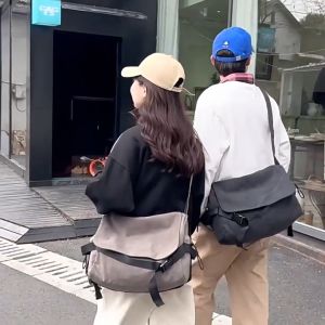 SG Gadget® Large Capacity Men Casual Canvas Messenger Bag Retro Sling Crossbody Bag Student Shoulder Bag