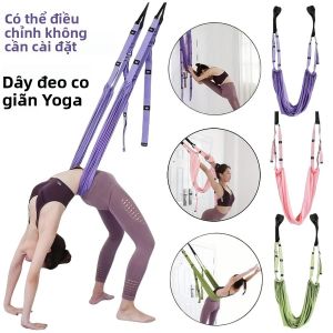 Dây Tập Yoga Đàn Hồi Dây Tập Thể Dục Đa Năng Dây Đeo Lưng Dây Tập Chân Hỗ Trợ Tập Xoạc Lưng Đứng Tay Tập Đảo Ngược Tại Nhà