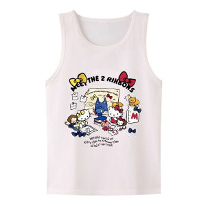 Áo Thun Cotton Không Tay Pure Cotton Summer 2025 Dành Cho Nữ Áo Khoác Ngoài Rộng Rãi Phong Cách Lười Biếng Áo Bóng Rổ Cổ Treo