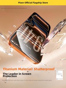 PISEN | Fingerprint Proof Shatterproof Privacy Protection iPhone Tempered Glass Film