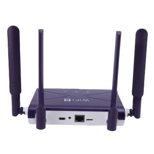 WiFi6 Wireless Router High-Speed 300Mbps 4G 5G CPE LTE Router with SIM Card Slot 4 Antennae Stable Connection for Phone Laptop