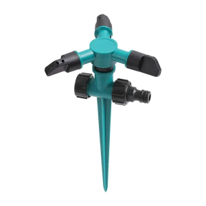 360° Rotating Lawn Sprinkler Professional Garden Irrigation System with Adjustable Spray Water-Saving & Heavy Duty Plastic Base