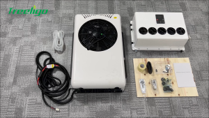 Treeligo 12V/24V Car Air Conditioner 12000but Suitable for Multiple Scenarios Such As Light/heavy Trucks Construction Vehicles Trucks Cranes